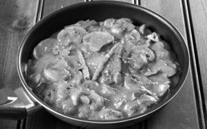 Mushroom Butter Masala (no Onion Garlic)