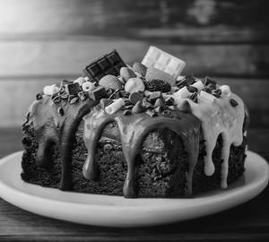 Triple chocolate overdose bowl brownie