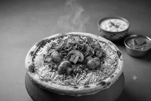 Mushroom biryani