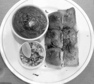 Masala Pav Bhaji [3 Masala Pav]
