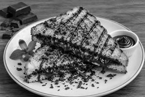 Dark chocolate sandwich
