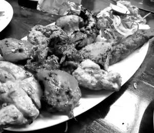 Grilled tandoori non-veg platter