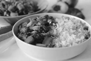 Chicken Fried Rice With Chicken Chilli