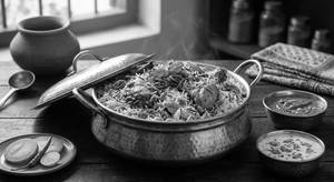 Hyderabadi Chicken Dum Biryani