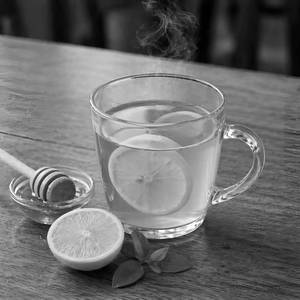 Honey lemon green tea