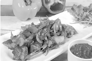 Chicken chilli with bone