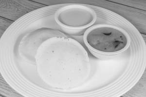 Idli [2 Pieces] with Sambhar 