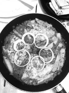Omelette curry