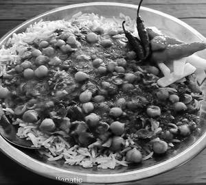 Chhole chawal