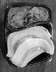 Egg Kal Dosa With Chicken Gravy