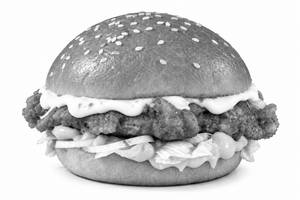 Korean chicken burger