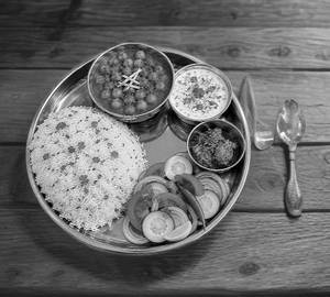 Chola Rice Boondi Raita