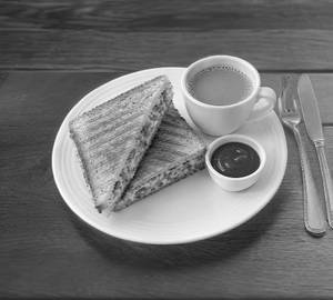 Sandwich And Chai  [Regular, 1 Cup]