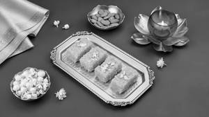 Sev Badam Burfi