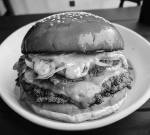 Chicken Chilli Cheese Smash Burger