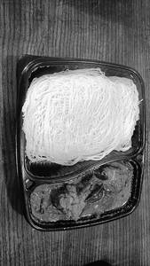 Idiyappam With Chicken Gravy