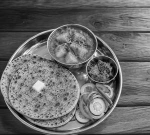2 Aloo Paratha  No Chhola
