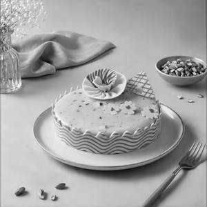 Pistachio Rocher Cake