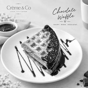 Dark Chocolate Spread Waffle