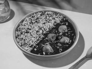 Chicken Manchurian Rice Bowl