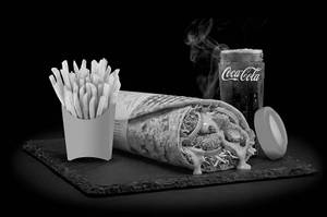 Crispy Chicken Strip Wrap + French Fries + Coke