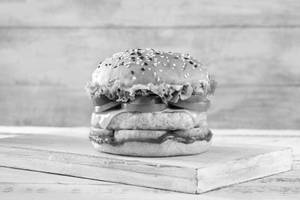 Cheese Chicken Quarter Pounder Burger