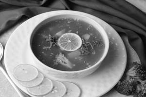 Lemon Coriander Veg Soup