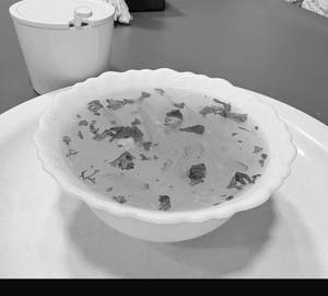 Clear soup [chicken seasoning]