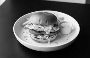 Cheesy Chicken Burger