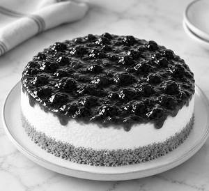 Blueberry Cold Cheesecake