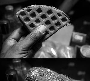 Milk Chocolate Waffle (Eggless)