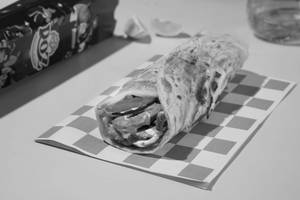 Soya Chaap Paratha Shawarma Wrap