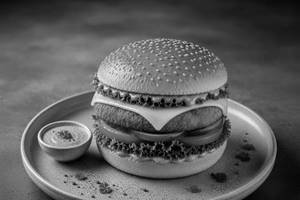 Barbeque chicken cheese burger
