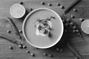 Veg lemon corriander soup