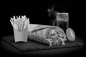 Double Chipotle Chicken Strip Wrap + Fries + Coke