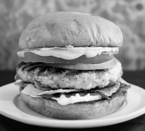 Chicken smash burger