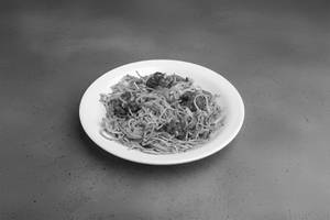 Veg manchurian noodles