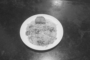 Aloo Biryani With Raita