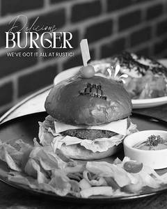 Falafel Cheese Burger