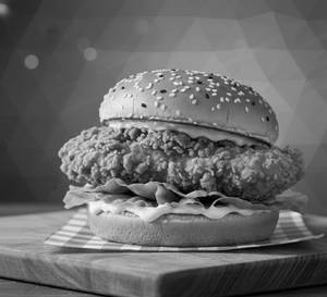 Chicken crunchy burger