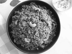 Palak Fried Rice