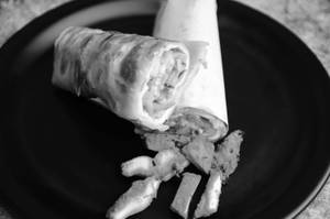 Barbeque chicken roll