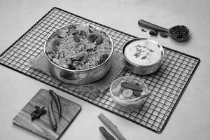 Vegetable & Soya Chaap Biryani