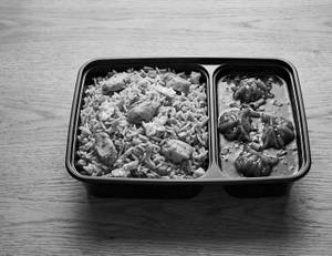 Chicken Fried Rice With Chicken Manchurian      