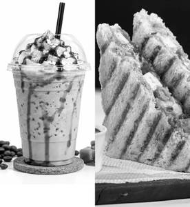 Veg Grilled Sandwich + Cold Coffee With Frappe = Combo Meal