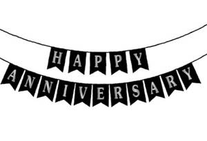 Anniversary banner