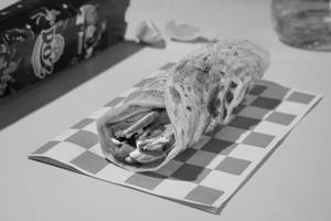 Chicken Tikka Paratha Shawarma Wrap