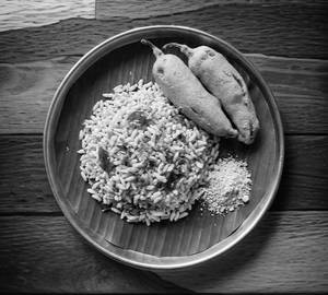 Kurnool Borugula Uggani - - Mirchi Bajji - Pappula Podi