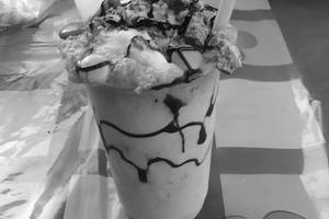 Chocolate Shake with Chocolate Ice Cream 