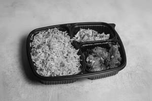 Egg Fried Rice With Chilly Chicken (3 Pcs)